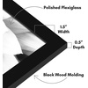 image:imageAmericanflat 20x30 Poster Frame  White Engineered Wood with Polished Plexiglass  Wide Picture Frame for Vertical or Horizontal Wall Display  Epic Collection  White  Polished plexiglass front hangs vertical or horizontal sawtooth hangers included fits photos posters and artBlack