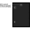image:imageAmericanflat 20x30 Poster Frame  White Engineered Wood with Polished Plexiglass  Wide Picture Frame for Vertical or Horizontal Wall Display  Epic Collection  White  Polished plexiglass front hangs vertical or horizontal sawtooth hangers included fits photos posters and artBlack