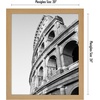 image:imageAmericanflat 20x30 Poster Frame  White Engineered Wood with Polished Plexiglass  Wide Picture Frame for Vertical or Horizontal Wall Display  Epic Collection  White  Polished plexiglass front hangs vertical or horizontal sawtooth hangers included fits photos posters and artPine