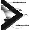 image:imageAmericanflat 20x30 Poster Frame  White Engineered Wood with Polished Plexiglass  Wide Picture Frame for Vertical or Horizontal Wall Display  Epic Collection  White  Polished plexiglass front hangs vertical or horizontal sawtooth hangers included fits photos posters and artBlack