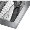 image:imageAmericanflat 20x30 Poster Frame  White Engineered Wood with Polished Plexiglass  Wide Picture Frame for Vertical or Horizontal Wall Display  Epic Collection  White  Polished plexiglass front hangs vertical or horizontal sawtooth hangers included fits photos posters and artSilver