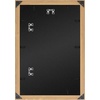 image:imageAmericanflat 20x30 Poster Frame  White Engineered Wood with Polished Plexiglass  Wide Picture Frame for Vertical or Horizontal Wall Display  Epic Collection  White  Polished plexiglass front hangs vertical or horizontal sawtooth hangers included fits photos posters and artDark Oak