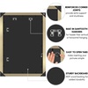 image:imageAmericanflat 20x30 Poster Frame  White Engineered Wood with Polished Plexiglass  Wide Picture Frame for Vertical or Horizontal Wall Display  Epic Collection  White  Polished plexiglass front hangs vertical or horizontal sawtooth hangers included fits photos posters and artGold