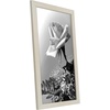 image:imageAmericanflat 20x30 Poster Frame  White Engineered Wood with Polished Plexiglass  Wide Picture Frame for Vertical or Horizontal Wall Display  Epic Collection  White  Polished plexiglass front hangs vertical or horizontal sawtooth hangers included fits photos posters and artLight Wood