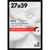 image:imageAmericanflat 20x30 Poster Frame  White Engineered Wood with Polished Plexiglass  Wide Picture Frame for Vertical or Horizontal Wall Display  Epic Collection  White  Polished plexiglass front hangs vertical or horizontal sawtooth hangers included fits photos posters and artBlack