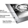 image:imageAmericanflat 20x30 Poster Frame  White Engineered Wood with Polished Plexiglass  Wide Picture Frame for Vertical or Horizontal Wall Display  Epic Collection  White  Polished plexiglass front hangs vertical or horizontal sawtooth hangers included fits photos posters and artSilver