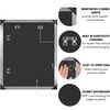image:imageAmericanflat 20x30 Poster Frame  White Engineered Wood with Polished Plexiglass  Wide Picture Frame for Vertical or Horizontal Wall Display  Epic Collection  White  Polished plexiglass front hangs vertical or horizontal sawtooth hangers included fits photos posters and artSilver