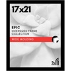 image:imageAmericanflat 20x30 Poster Frame  White Engineered Wood with Polished Plexiglass  Wide Picture Frame for Vertical or Horizontal Wall Display  Epic Collection  White  Polished plexiglass front hangs vertical or horizontal sawtooth hangers included fits photos posters and artBlack