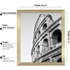 image:imageAmericanflat 20x30 Poster Frame  White Engineered Wood with Polished Plexiglass  Wide Picture Frame for Vertical or Horizontal Wall Display  Epic Collection  White  Polished plexiglass front hangs vertical or horizontal sawtooth hangers included fits photos posters and artGold