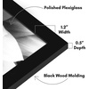 image:imageAmericanflat 20x30 Poster Frame  White Engineered Wood with Polished Plexiglass  Wide Picture Frame for Vertical or Horizontal Wall Display  Epic Collection  White  Polished plexiglass front hangs vertical or horizontal sawtooth hangers included fits photos posters and artBlack