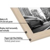 image:imageAmericanflat 20x30 Poster Frame  White Engineered Wood with Polished Plexiglass  Wide Picture Frame for Vertical or Horizontal Wall Display  Epic Collection  White  Polished plexiglass front hangs vertical or horizontal sawtooth hangers included fits photos posters and artLight Wood