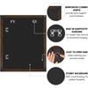 image:imageAmericanflat 20x30 Poster Frame  White Engineered Wood with Polished Plexiglass  Wide Picture Frame for Vertical or Horizontal Wall Display  Epic Collection  White  Polished plexiglass front hangs vertical or horizontal sawtooth hangers included fits photos posters and artWalnut