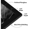 image:imageAmericanflat 20x30 Poster Frame  White Engineered Wood with Polished Plexiglass  Wide Picture Frame for Vertical or Horizontal Wall Display  Epic Collection  White  Polished plexiglass front hangs vertical or horizontal sawtooth hangers included fits photos posters and artBlack