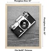 image:imageAmericanflat 20x30 Poster Frame  White Engineered Wood with Polished Plexiglass  Wide Picture Frame for Vertical or Horizontal Wall Display  Epic Collection  White  Polished plexiglass front hangs vertical or horizontal sawtooth hangers included fits photos posters and artNatural Oak