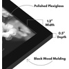 image:imageAmericanflat 20x30 Poster Frame  White Engineered Wood with Polished Plexiglass  Wide Picture Frame for Vertical or Horizontal Wall Display  Epic Collection  White  Polished plexiglass front hangs vertical or horizontal sawtooth hangers included fits photos posters and artBlack