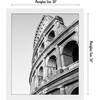 image:imageAmericanflat 20x30 Poster Frame  White Engineered Wood with Polished Plexiglass  Wide Picture Frame for Vertical or Horizontal Wall Display  Epic Collection  White  Polished plexiglass front hangs vertical or horizontal sawtooth hangers included fits photos posters and artWhite