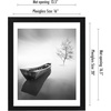 image:imageAmericanflat 26x32 Poster Frame  Matted to 22x28  Engineered Wood  White  Polished plexiglass front hangs vertical or horizontal sawtooth hangers included secure turntab backingBlack