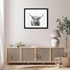 image:imageAmericanflat 26x32 Poster Frame  Matted to 22x28  Engineered Wood  White  Polished plexiglass front hangs vertical or horizontal sawtooth hangers included secure turntab backingBlack