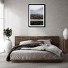 image:imageAmericanflat 26x32 Poster Frame  Matted to 22x28  Engineered Wood  White  Polished plexiglass front hangs vertical or horizontal sawtooth hangers included secure turntab backingBlack