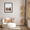 image:imageAmericanflat 26x32 Poster Frame  Matted to 22x28  Engineered Wood  White  Polished plexiglass front hangs vertical or horizontal sawtooth hangers included secure turntab backingBlack