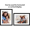 image:imageAmericanflat 26x32 Poster Frame  Matted to 22x28  Engineered Wood  White  Polished plexiglass front hangs vertical or horizontal sawtooth hangers included secure turntab backingBlack