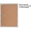 image:imageAmericanflat 26x32 Poster Frame  Matted to 22x28  Engineered Wood  White  Polished plexiglass front hangs vertical or horizontal sawtooth hangers included secure turntab backingDriftwood