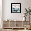 image:imageAmericanflat 26x32 Poster Frame  Matted to 22x28  Engineered Wood  White  Polished plexiglass front hangs vertical or horizontal sawtooth hangers included secure turntab backingBlack