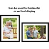 image:imageAmericanflat 26x32 Poster Frame  Matted to 22x28  Engineered Wood  White  Polished plexiglass front hangs vertical or horizontal sawtooth hangers included secure turntab backingBlack
