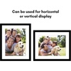 image:imageAmericanflat 26x32 Poster Frame  Matted to 22x28  Engineered Wood  White  Polished plexiglass front hangs vertical or horizontal sawtooth hangers included secure turntab backingBlack