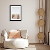image:imageAmericanflat 26x32 Poster Frame  Matted to 22x28  Engineered Wood  White  Polished plexiglass front hangs vertical or horizontal sawtooth hangers included secure turntab backingBlack