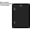 image:imageAmericanflat 26x32 Poster Frame  Matted to 22x28  Engineered Wood  White  Polished plexiglass front hangs vertical or horizontal sawtooth hangers included secure turntab backingBlack