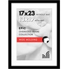 image:imageAmericanflat 26x32 Poster Frame  Matted to 22x28  Engineered Wood  White  Polished plexiglass front hangs vertical or horizontal sawtooth hangers included secure turntab backingBlack