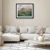 image:imageAmericanflat 26x32 Poster Frame  Matted to 22x28  Engineered Wood  White  Polished plexiglass front hangs vertical or horizontal sawtooth hangers included secure turntab backingBlack