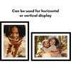 image:imageAmericanflat 26x32 Poster Frame  Matted to 22x28  Engineered Wood  White  Polished plexiglass front hangs vertical or horizontal sawtooth hangers included secure turntab backingBlack