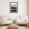 image:imageAmericanflat 26x32 Poster Frame  Matted to 22x28  Engineered Wood  White  Polished plexiglass front hangs vertical or horizontal sawtooth hangers included secure turntab backingBlack