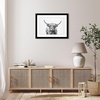 image:imageAmericanflat 26x32 Poster Frame  Matted to 22x28  Engineered Wood  White  Polished plexiglass front hangs vertical or horizontal sawtooth hangers included secure turntab backingBlack