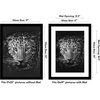 image:imageAmericanflat 26x32 Poster Frame  Matted to 22x28  Engineered Wood  White  Polished plexiglass front hangs vertical or horizontal sawtooth hangers included secure turntab backingBlack