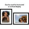 image:imageAmericanflat 26x32 Poster Frame  Matted to 22x28  Engineered Wood  White  Polished plexiglass front hangs vertical or horizontal sawtooth hangers included secure turntab backingBlack