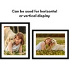 image:imageAmericanflat 26x32 Poster Frame  Matted to 22x28  Engineered Wood  White  Polished plexiglass front hangs vertical or horizontal sawtooth hangers included secure turntab backingBlack
