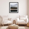 image:imageAmericanflat 26x32 Poster Frame  Matted to 22x28  Engineered Wood  White  Polished plexiglass front hangs vertical or horizontal sawtooth hangers included secure turntab backingBlack