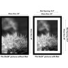 image:imageAmericanflat 26x32 Poster Frame  Matted to 22x28  Engineered Wood  White  Polished plexiglass front hangs vertical or horizontal sawtooth hangers included secure turntab backingBlack