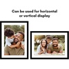 image:imageAmericanflat 26x32 Poster Frame  Matted to 22x28  Engineered Wood  White  Polished plexiglass front hangs vertical or horizontal sawtooth hangers included secure turntab backingBlack