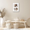 image:imageAmericanflat 4x4 Collage Picture Frame  Fits 4  Driftwood  Overall frame size 10x10 Shatterresistant glass sawtooth hangers included fits photos and artWhite