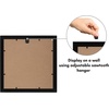 image:imageAmericanflat 4x4 Collage Picture Frame  Fits 4  Driftwood  Overall frame size 10x10 Shatterresistant glass sawtooth hangers included fits photos and artBlack