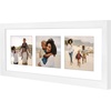 image:imageAmericanflat 4x4 Collage Picture Frame  Fits 4  Driftwood  Overall frame size 10x10 Shatterresistant glass sawtooth hangers included fits photos and artWhite