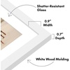 image:imageAmericanflat 4x4 Collage Picture Frame  Fits 4  Driftwood  Overall frame size 10x10 Shatterresistant glass sawtooth hangers included fits photos and artWhite