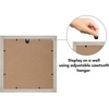 image:imageAmericanflat 4x4 Collage Picture Frame  Fits 4  Driftwood  Overall frame size 10x10 Shatterresistant glass sawtooth hangers included fits photos and artDriftwood