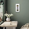 image:imageAmericanflat 4x4 Collage Picture Frame  Fits 4  Driftwood  Overall frame size 10x10 Shatterresistant glass sawtooth hangers included fits photos and artWhite