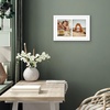 image:imageAmericanflat 4x4 Collage Picture Frame  Fits 4  Driftwood  Overall frame size 10x10 Shatterresistant glass sawtooth hangers included fits photos and artWhite
