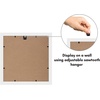 image:imageAmericanflat 4x4 Collage Picture Frame  Fits 4  Driftwood  Overall frame size 10x10 Shatterresistant glass sawtooth hangers included fits photos and artWhite